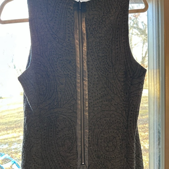 Mid Length Tank Dress Embroidery Black Size 12 - Picture 5 of 9